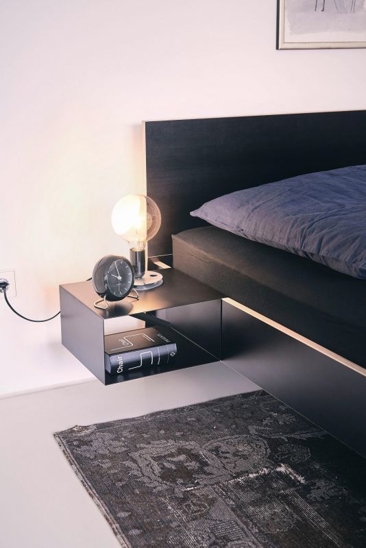 Hanging bedside cabinet for Stockholm bed Richard Lampert